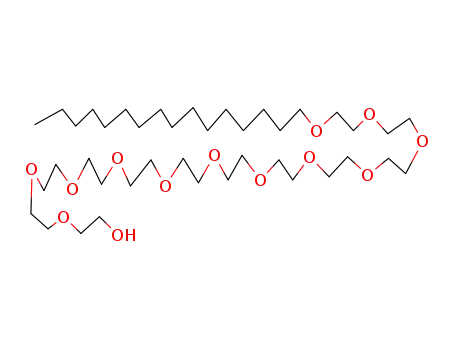 Molecular Structure of 13149-83-2 (3,6,9,12,15,18,21,24,27,30,33,36-Dodecaoxadopentacontan-1-ol)