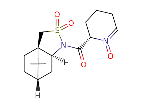 (2S,2'S)-N-(2',3',4',5'-tetrahydro-1'-oxido-1'-pyridinio-2'-carbonyl)bornane-10,2-sultam