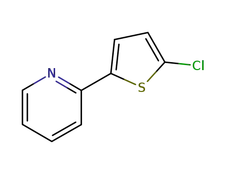 Molecular Structure of 123784-09-8 (Pyridine, 2-(5-chloro-2-thienyl)-)