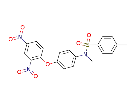 Molecular Structure of 857005-17-5 (toluene-4-sulfonic acid-[4-(2,4-dinitro-phenoxy)-<i>N</i>-methyl-anilide])