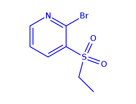 Molecular Structure of 124589-98-6 (2-bromo-3-(ethylsulfonyl)-pyridine)