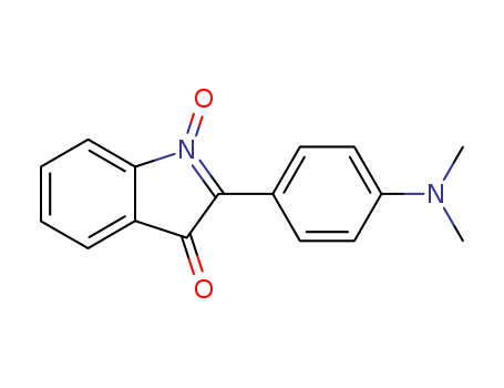 3H-Indol-3-one, 2-[4-(dimethylamino)phenyl]-, 1-oxide