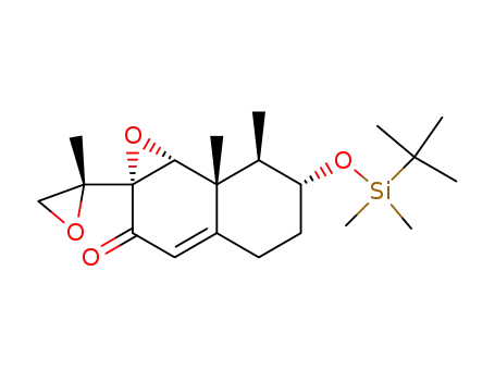 (3S,4R,4aR,5R,6R,1'R)-3-(1',2'-epoxy-1'-methylethyl)-6-t-butyldimethylsilyloxy-3,4-epoxy-4a,5-dimethyl-4,4a,5,6,7,8-hexahydro-2(3H)-naphthalenone
