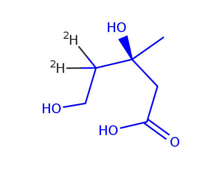 Valeric-4-d acid,3,5-dihydroxy-3-methyl-, (3RS,4SR)- (8CI)
