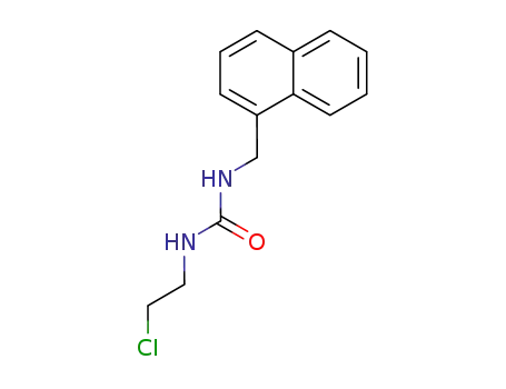 Molecular Structure of 92194-61-1 (<i>N</i>-(2-chloro-ethyl)-<i>N'</i>-[1]naphthylmethyl-urea)