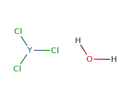 Molecular Structure of 13470-35-4 (YCl<sub>3</sub>*H<sub>2</sub>O)