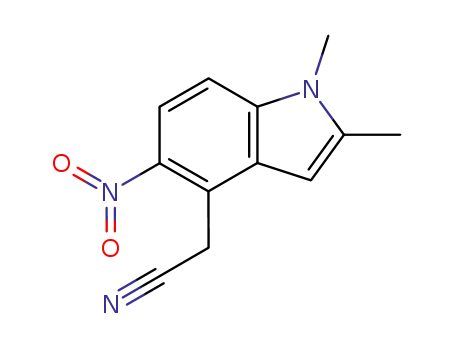 (1,2-Dimethyl-5-nitro-1H-indol-4-yl)-acetonitrile