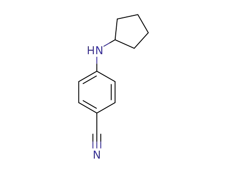 Molecular Structure of 1019512-92-5 (4-(cyclopentylamino)benzonitrile)
