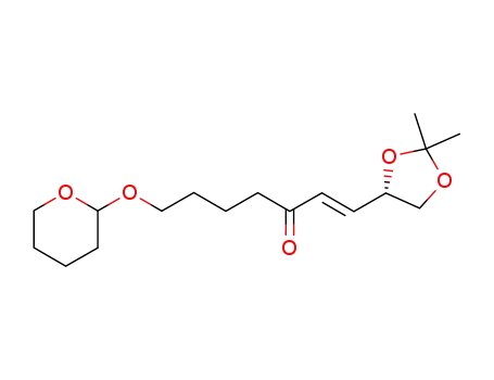 (E)-1-((S)-2,2-Dimethyl-[1,3]dioxolan-4-yl)-7-(tetrahydro-pyran-2-yloxy)-hept-1-en-3-one