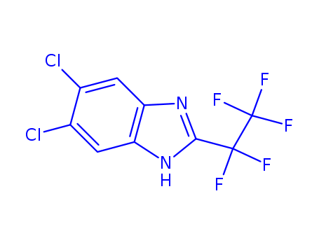 1H-Benzimidazole,5,6-dichloro-2-(1,1,2,2,2-pentafluoroethyl)-