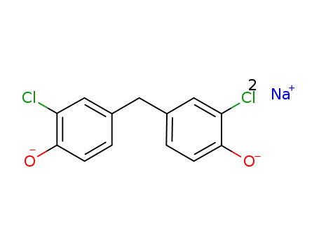 Molecular Structure of 10254-48-5 (DICHLOROPHEN SODIUM SALT)