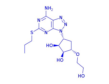 (1S,2S,3R,5S)-3-(7-amino-5-(propylthio)-3H-[1,2,3]triazolo[4,5-d]pyrimidin-3-yl)-5-(2-hydroxyethoxy)cyclopentane-1,2-diol