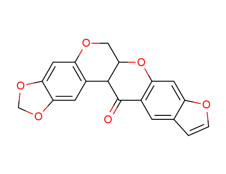 1,3-Dioxolo[6,7][1]benzopyrano[3,4-b]furo[3,2-g][1]benzopyran-13(6H)-one,6a,13a-dihydro-, (6aS,13aS)- (9CI)