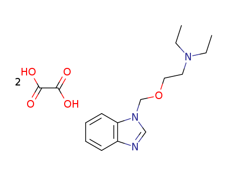 2-(3H-benzimidazol-1-ium-1-ylmethoxy)ethyl-diethylazanium;2-hydroxy-2-oxoacetate