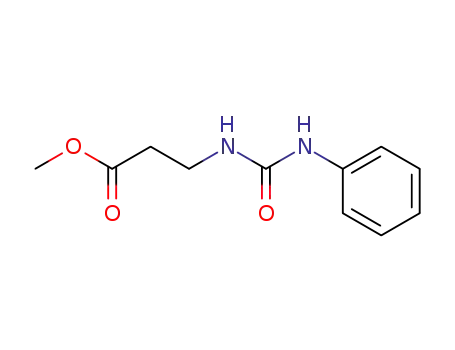 Molecular Structure of 99841-39-1 (<i>N</i>-phenylcarbamoyl-β-alanine methyl ester)