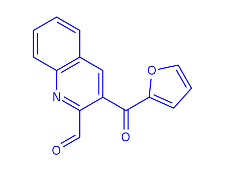 2-Quinolinecarboxaldehyde,3-(2-furanylcarbonyl)-