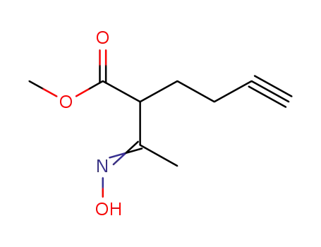 methyl 2-(1-(hydroxylimino)ethyl)hex-5-ynoate