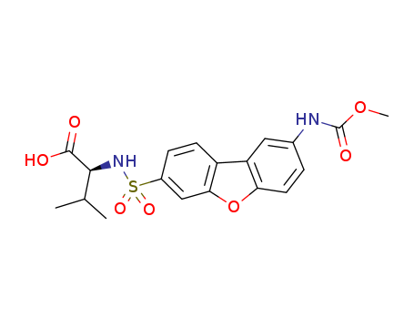 L-Valine, N-[[8-[(methoxycarbonyl)amino]-3-dibenzofuranyl]sulfonyl]-