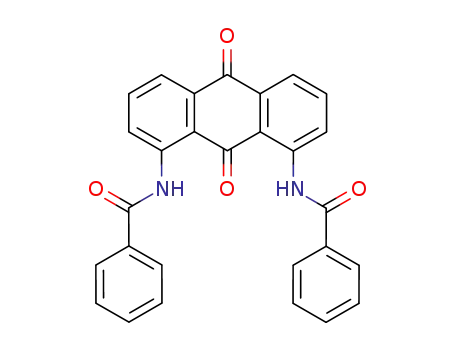 Molecular Structure of 10114-51-9 (Benzamide, N,N'-(9,10-dihydro-9,10-dioxo-1,8-anthracenediyl)bis-)