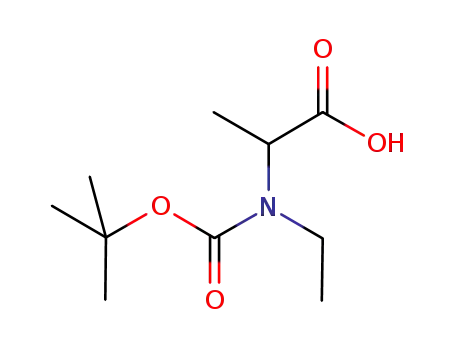 2-(tert-butoxycarbonylethylamino)propionic acid