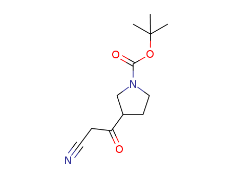 3-(2-Cyano-acetyl)-pyrrolidine-1-carboxylic acid tert-butyl ester