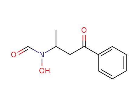 <i>N</i>-hydroxy-<i>N</i>-(1-methyl-3-oxo-3-phenyl-propyl)-formamide