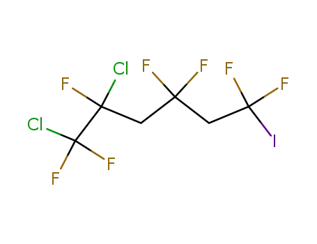 Molecular Structure of 1479-17-0 (Hexane, 1,2-dichloro-1,1,2,4,4,6,6-heptafluoro-6-iodo-)