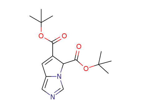 Molecular Structure of 1301206-53-0 (ditert-butyl 5H-pyrrolo[1,2-c]imidazole-5,6-dicarboxylate)