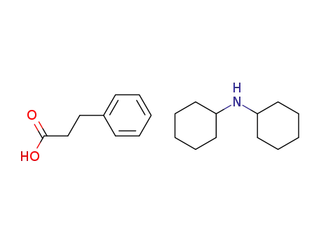 Benzenepropanoic acid, compd. with N-cyclohexylcyclohexanamine
(1:1)