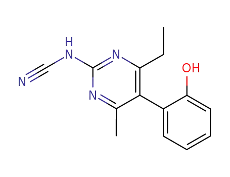 [4-ethyl-5-(2-hydroxy-phenyl)-6-methyl-pyrimidin-2-yl]-cyanamide