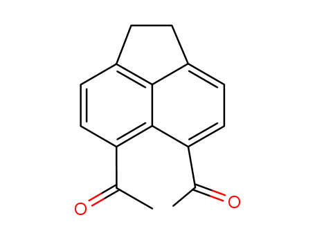 Molecular Structure of 80475-26-9 (Ethanone, 1,1'-(1,2-dihydro-5,6-acenaphthylenediyl)bis-)