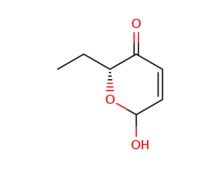 Molecular Structure of 616895-65-9 (6-hydroxy-2-ethyl-2H-pyran-3(6H)-one)