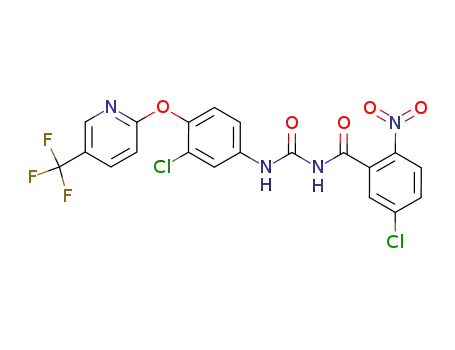 1-(5-Chloro-2-nitro-benzoyl)-3-[3-chloro-4-(5-trifluoromethyl-pyridin-2-yloxy)-phenyl]-urea