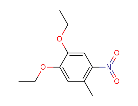 Molecular Structure of 671789-92-7 (4,5-diethoxy-2-nitro-toluene)