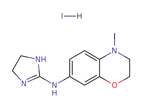 3,4-dihydro-7-(2-imidazolin-2-ylamino)-4-methyl-2H-1,4-benzoxazone hydroiodide