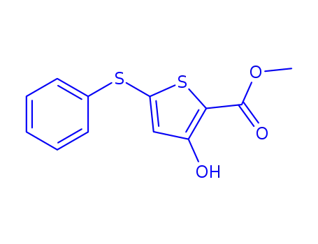 methyl 3-hydroxy-5-phenylmercaptothiophene-2-carboxylate