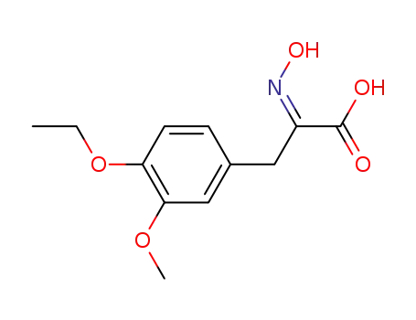 3-(4-ethoxy-3-methoxy-phenyl)-2-hydroxyimino-propionic acid
