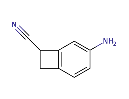 4-amino 7-cyano bicyclo[4.2.0]1,3,5-octatriene