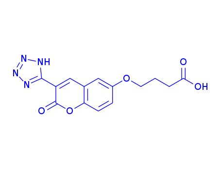 4-[2-OXO-3-(2H-TETRAZOL-5-YL)CHROMEN-6-YL]OXYBUTANOIC ACID