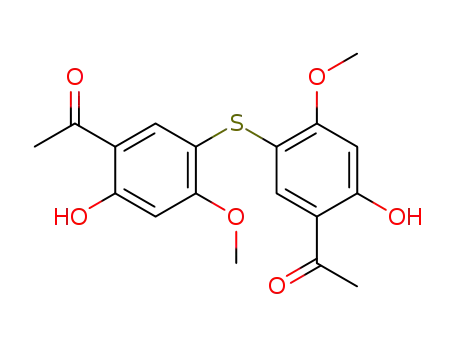 bis-(5-acetyl-4-hydroxy-2-methoxy-phenyl)-sulfide