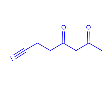 Molecular Structure of 127528-53-4 (Heptanenitrile, 4,6-dioxo- (9CI))