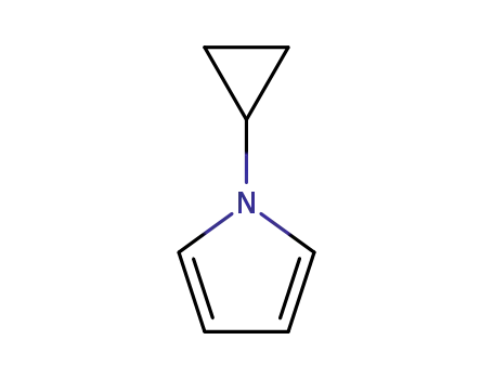 Molecular Structure of 50966-66-0 (1H-Pyrrole, 1-cyclopropyl-)