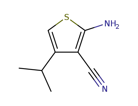 2-Amino-4-isopropyl-3-cyan-thiophen