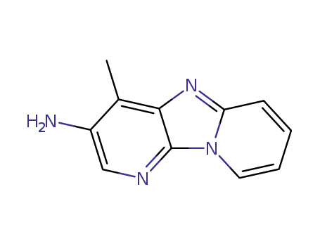 Molecular Structure of 81809-85-0 (Pyrido[3',2':4,5]imidazo[1,2-a]pyridin-3-amine,4-methyl-)
