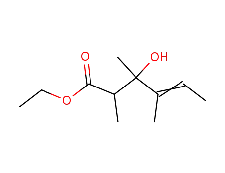 4-hexenoic acid, 3-hydroxy-2,3,4-trimethyl-, ethyl ester