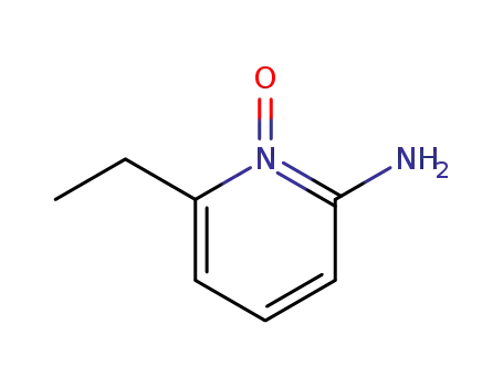 Molecular Structure of 128670-65-5 (2-Pyridinamine,6-ethyl-,1-oxide(9CI))