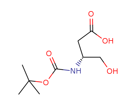 Butanoic acid,3-[[(1,1-dimethylethoxy)carbonyl]amino]-4-hydroxy-, (3R)-