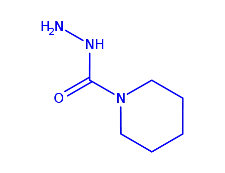 Molecular Structure of 107235-95-0 (1-Piperidinecarboxylicacid,hydrazide(9CI))