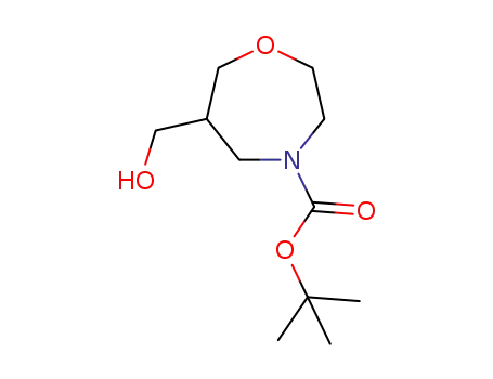 tert-butyl 6-(hydroxymethyl)-1,4-oxazepane-4-carboxylate
