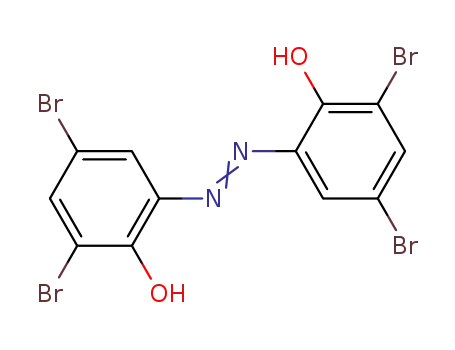 Molecular Structure of 858013-69-1 (4,6,4',6'-tetrabromo-2,2'-azo-di-phenol)